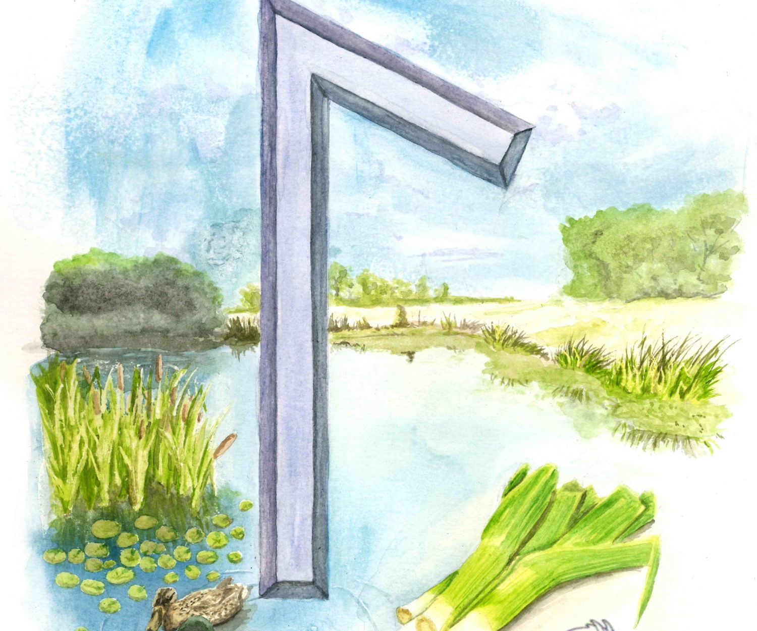 Laguz - Leek or Lake - Life Force Energy